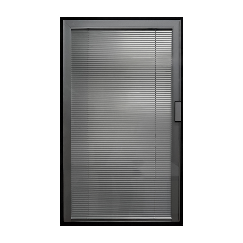 磁控雙玻百葉-單手柄｜磁吸單手控雙玻百葉｜指尖輕推即停，光影隨心切換_中空百葉